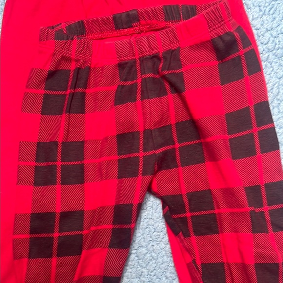 The Children's Place Red and Black Plaid Kids Matching Set - Picture 4 of 7